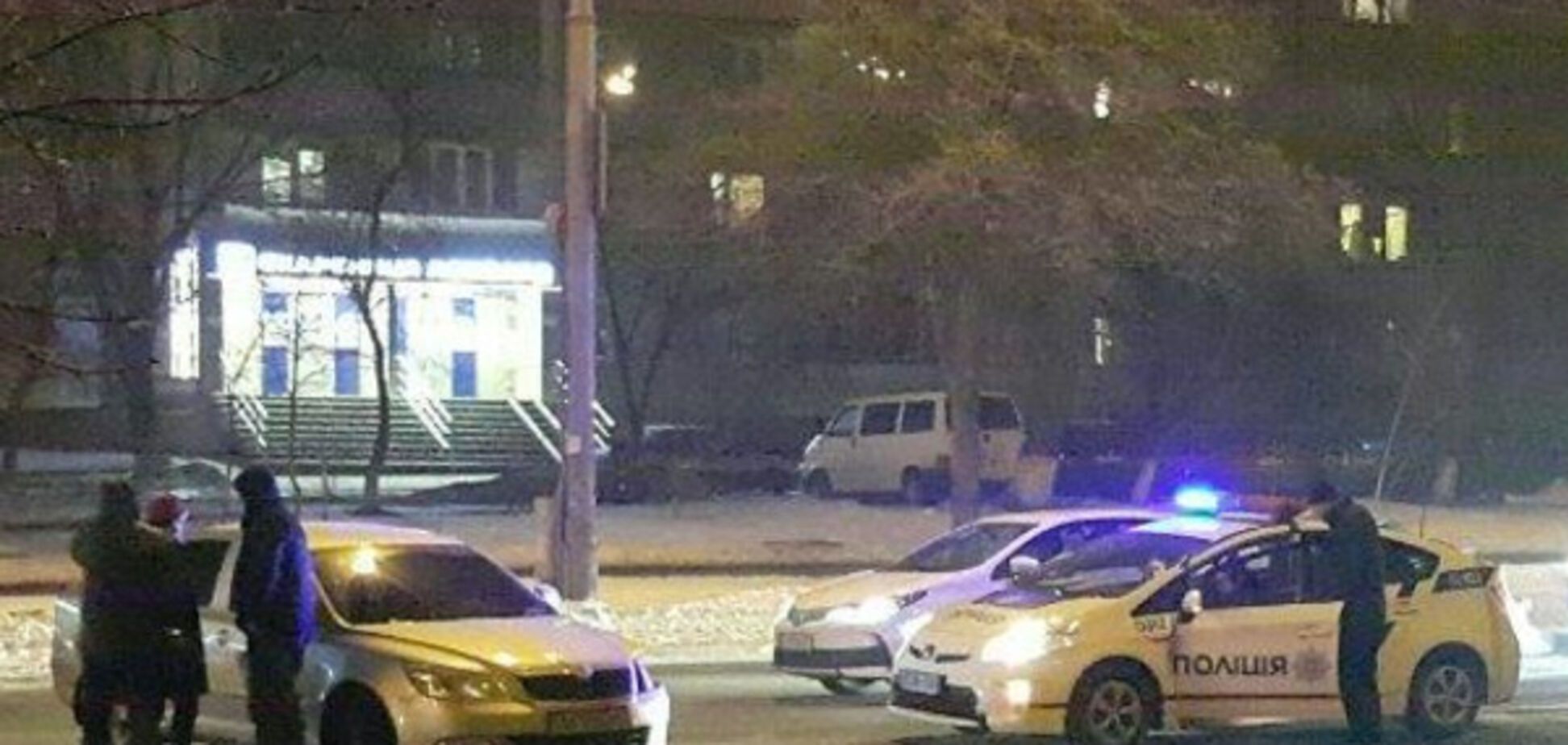 ДТП с полицией в Киеве
