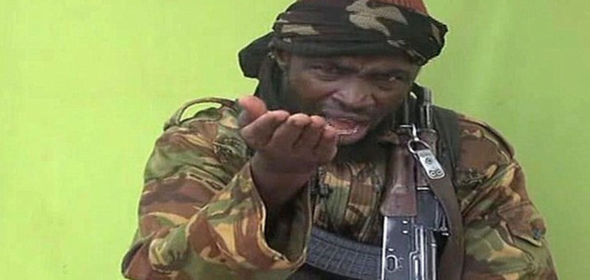 Лидер нигерийских террористов \'Боко Харам\' Абубакар Шека