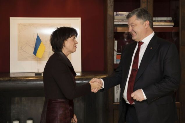 Петр Порошенко и Дорис Лойтхард