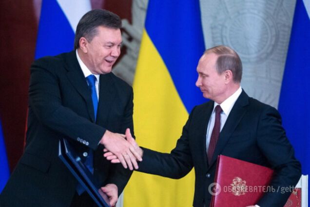 янукович путин
