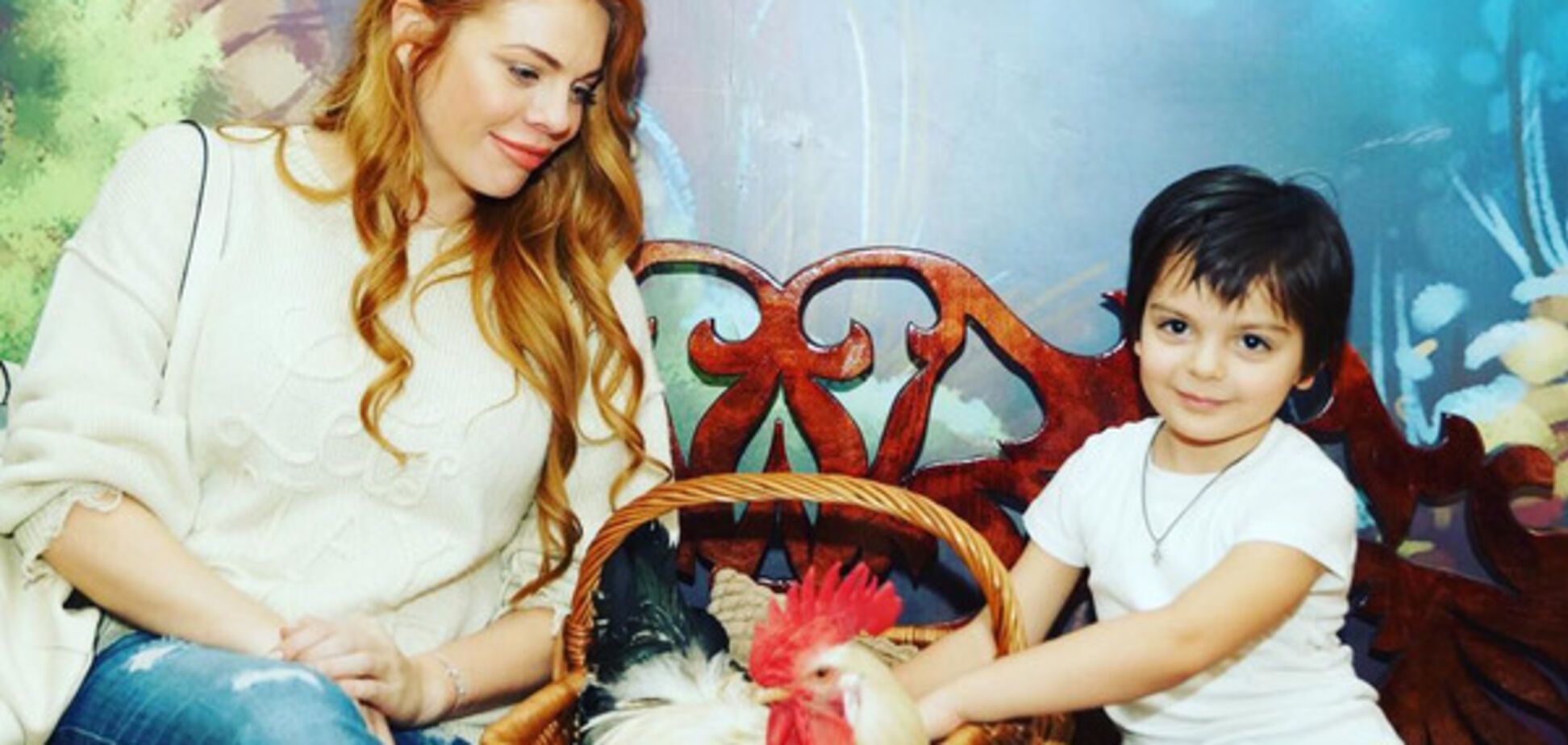 Анастасия Стоцкая с сыном