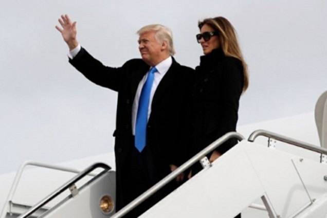 Дональд и Мелания Трамп