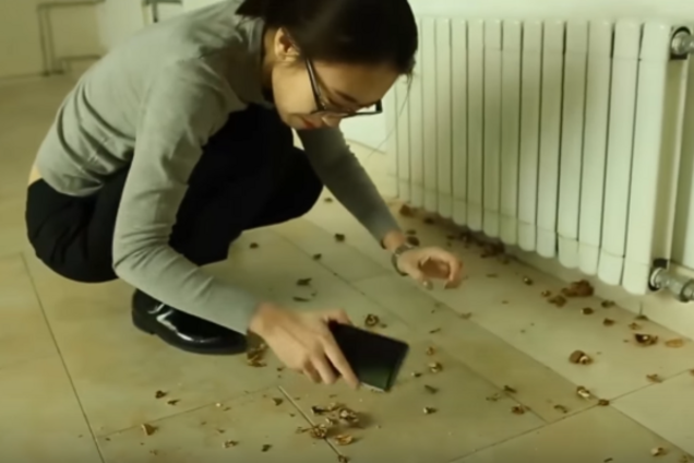 краш-тест, nokia 6, орехи