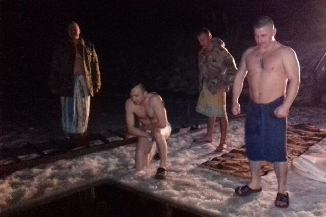 Крещенское купание в АТО