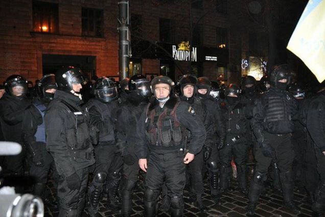 Потасовка на Грушевского