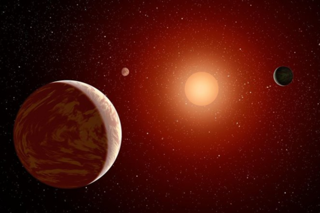 звезда и три суперземли