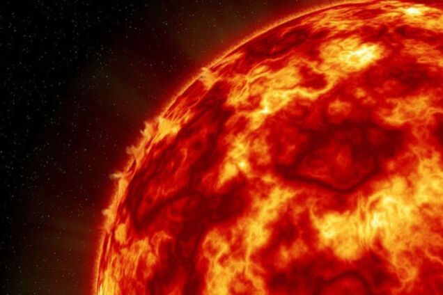 Солнце, космос, вспышка