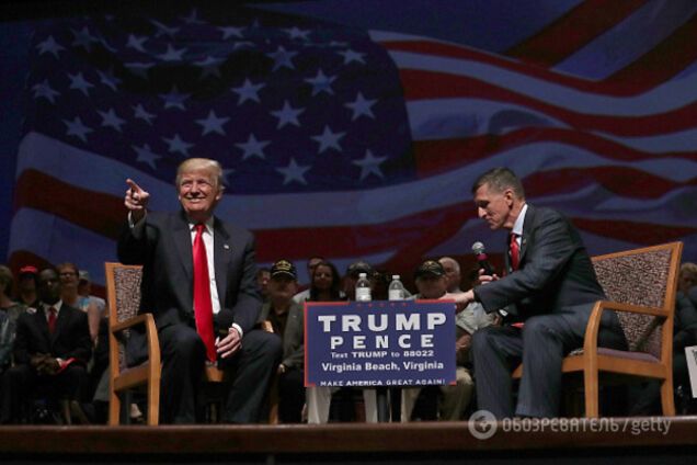 Дональд Трнамп и Майкл Флинн
