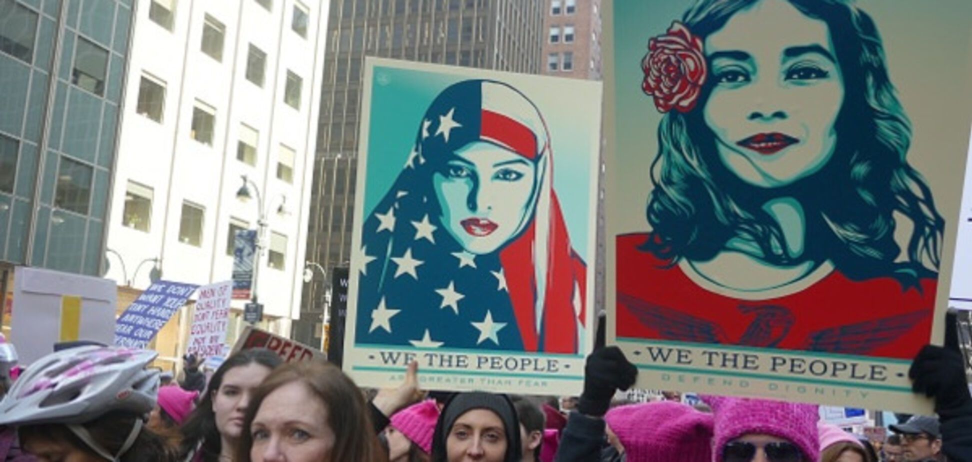 марш женщин против трампа