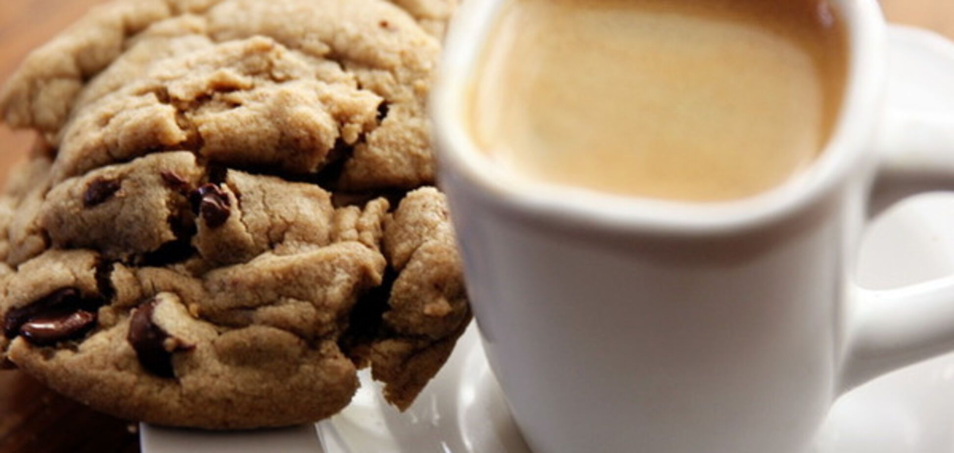 Овсяное печенье, кофе, завтрак