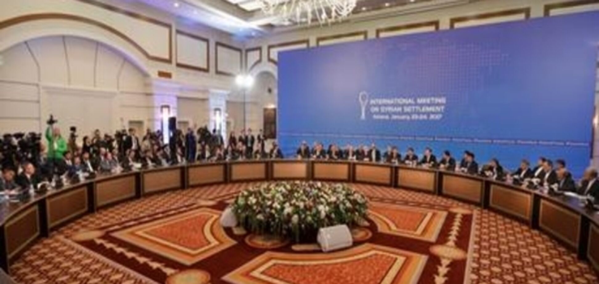 Переговори в Астані: Росія, Іран і Туреччина контролюватимуть перемир'я в Сирії