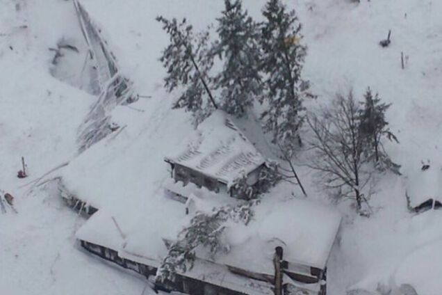 Лавина в Италии