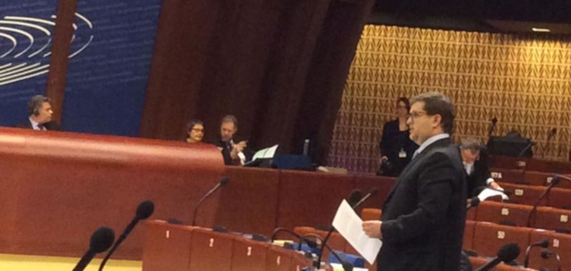 Владимир Арьев на сессии ПАСЕ