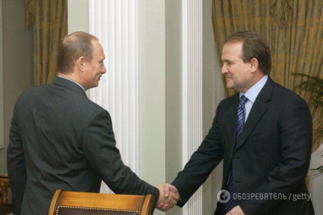 Владимир Путин и Виктор Медведчук