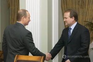 Володимир Путін і Віктор Медведчук