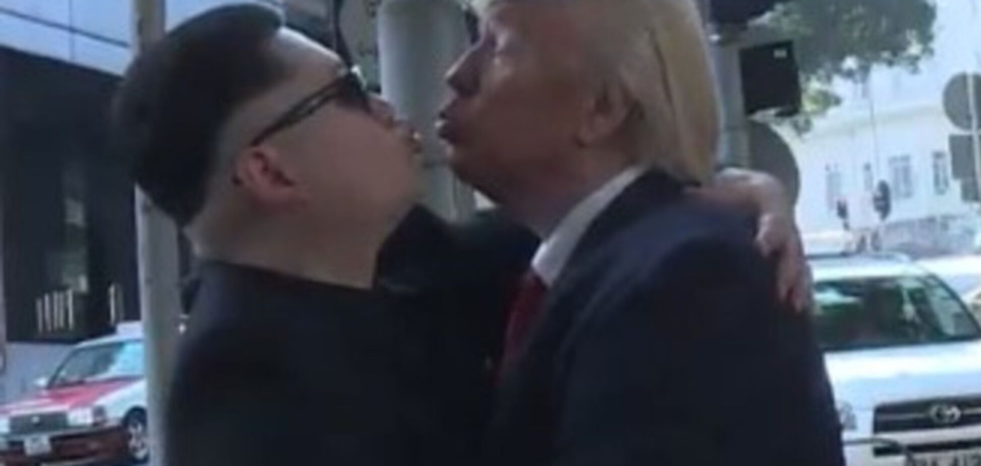 Двойники Ким Чен Ына и Трампа