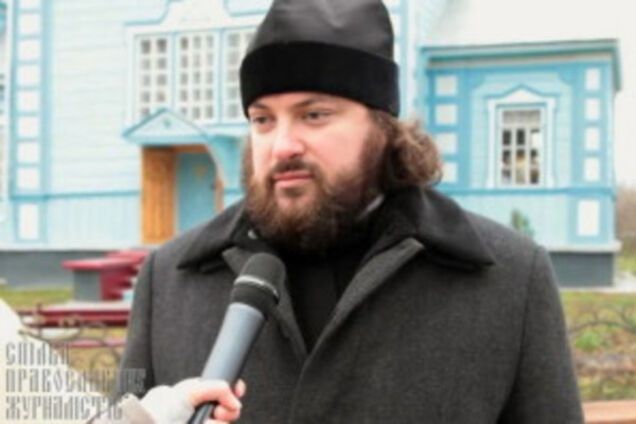 Организатор Крестного хода, протоиерей УПЦ МП Виктор Земляной