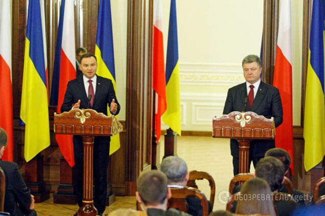 Петр Порошенко и Анджей Дуда