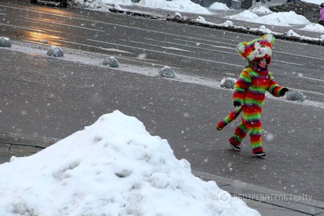 Погода в Україні сніг