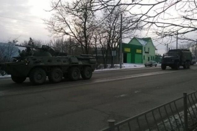 В Симферополь вошла колонна военной техники оккупанта: опубликованы фото -  новости Украины - новости Симферополь - Аннексия Крыма | Обозреватель 29  января | OBOZ.UA