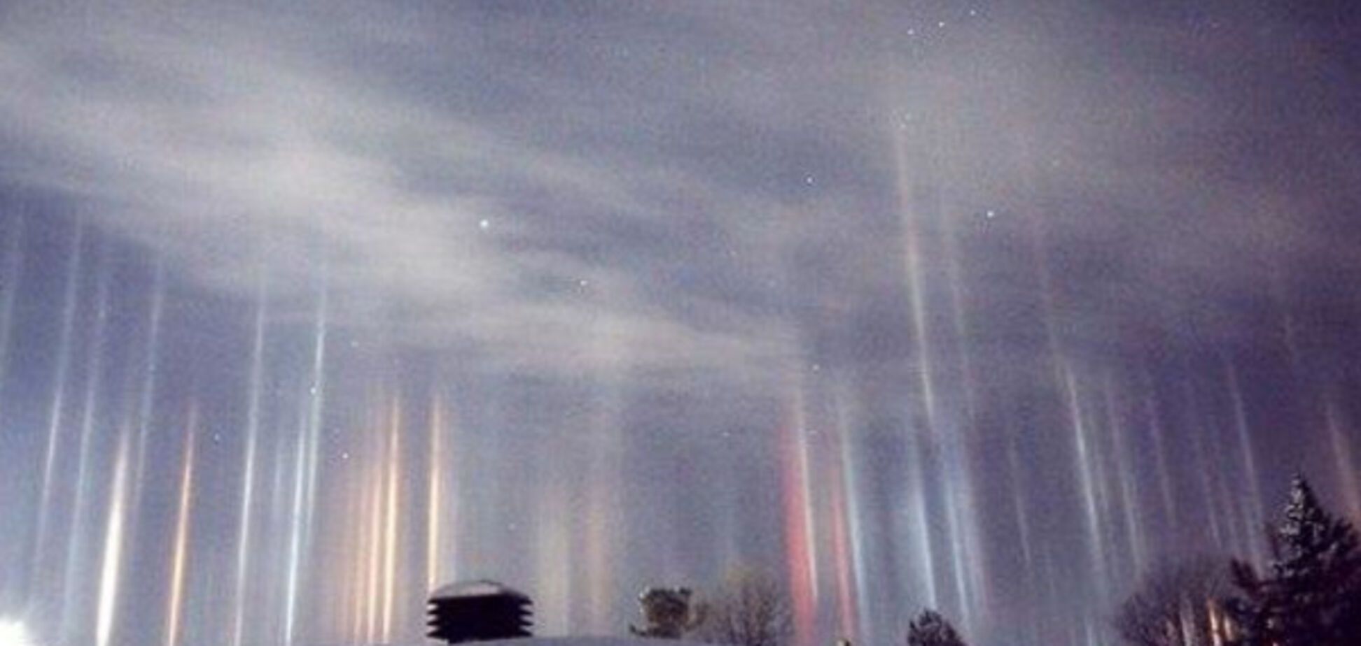 Столбы света