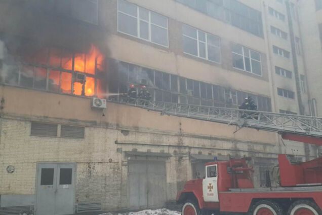 Пожар во Львове