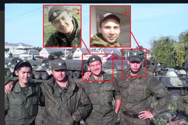 Российские военные на Донбассе