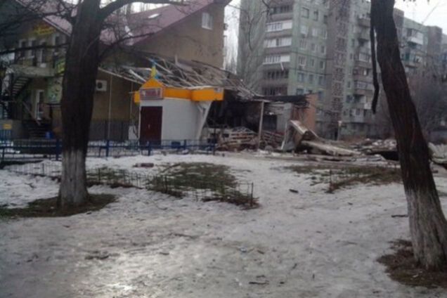 Авдеевка после обстрелов