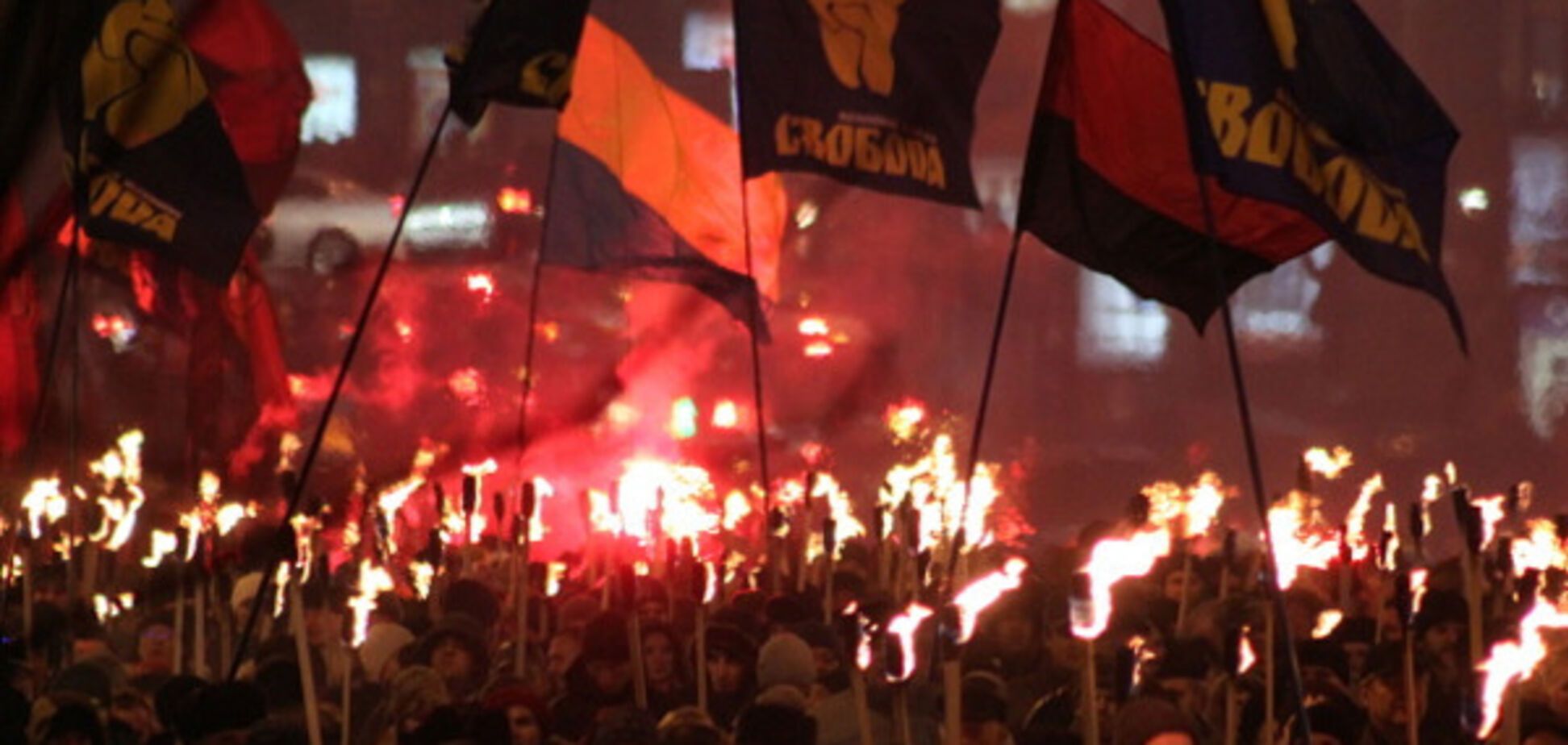 Факельное шествие в Киеве