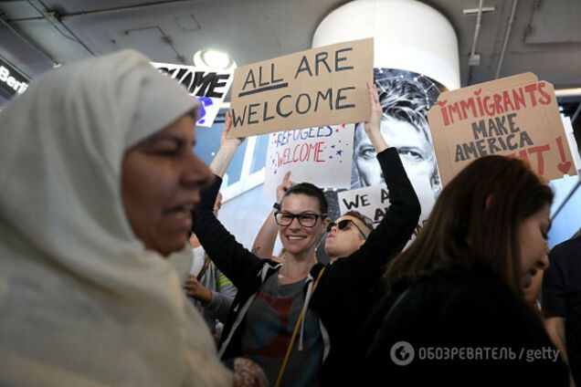 Протесты в США