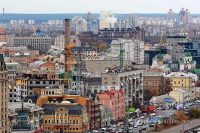 Вид на Киев