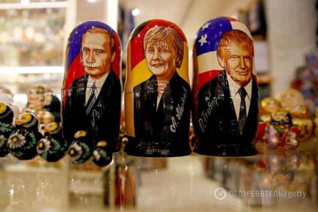 путин меркель трамп