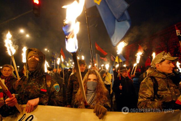 марш в честь Степана Бандеры