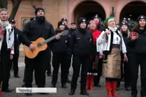 Полицейские спели колядки