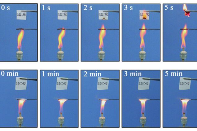 устойчивая к огню бумага