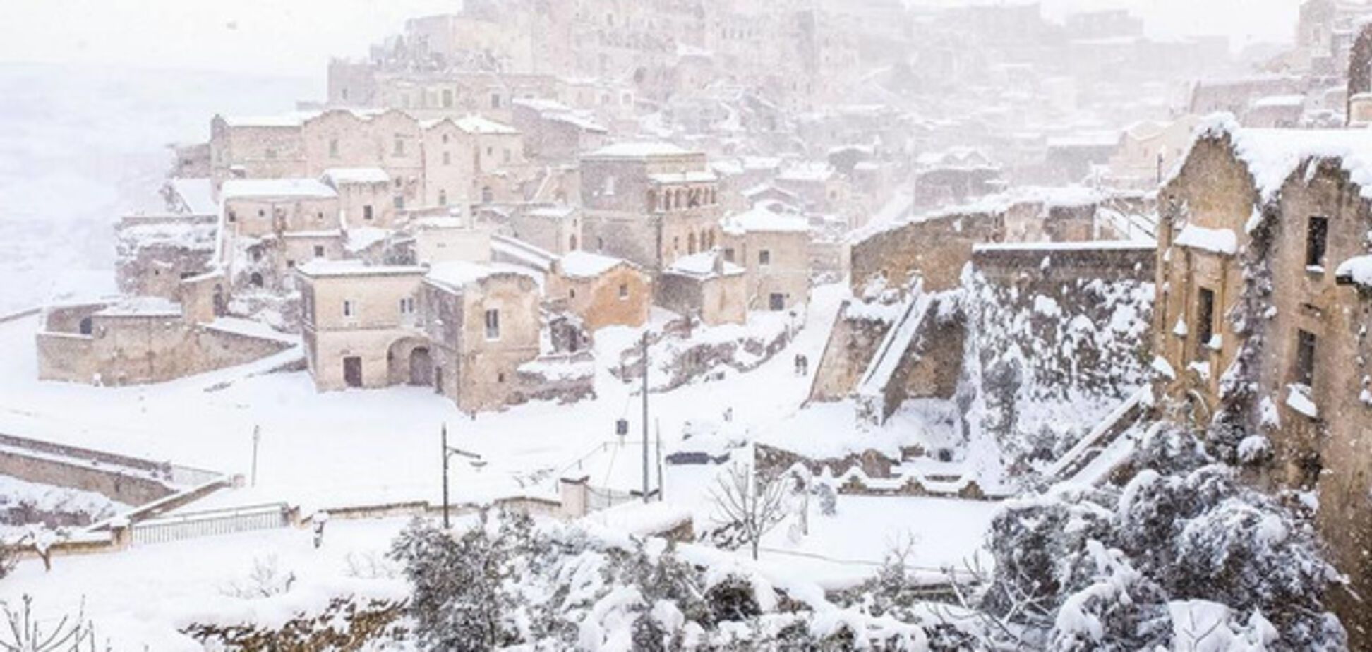 Заснеженная Матера