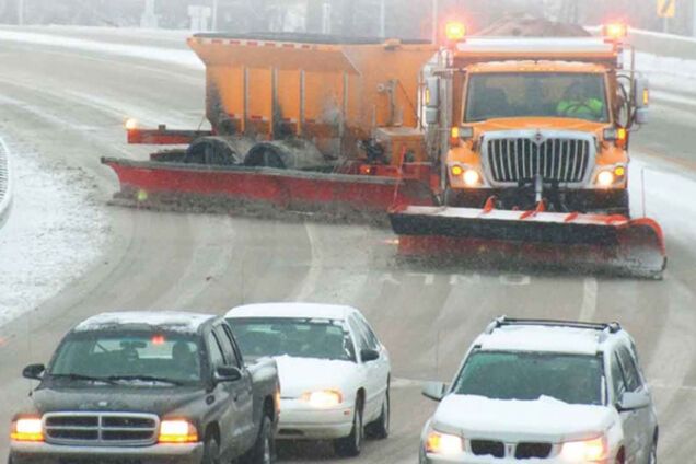 Снегопады в Украине