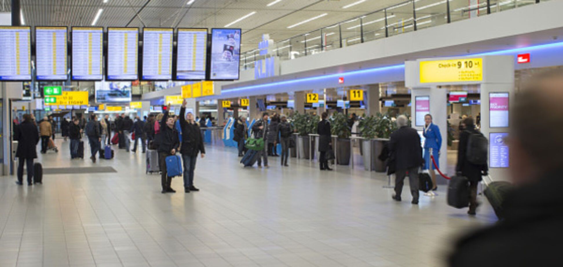 Аэропорт Schiphol в Амстердаме