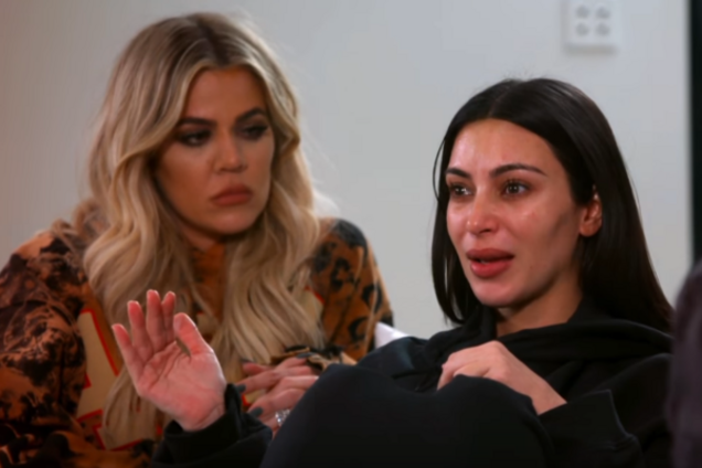 Ким Кардашьян с сестрой