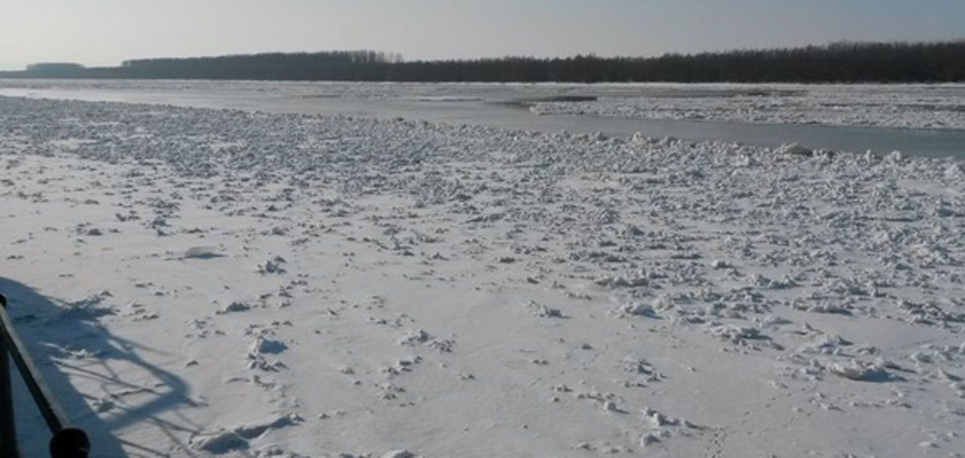 Замерзший Дунай