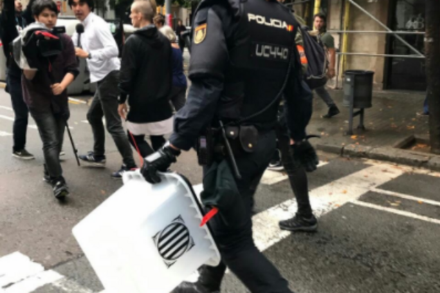 Стычки в Барселоне