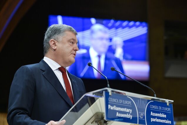 Війна на Донбасі та вкрадений Крим: повний текст виступу Порошенка в ПАРЄ