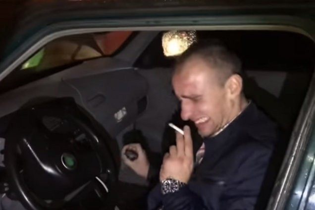 'Чувак, я Гроймана знаю': в Киеве пьяный водитель протаранил троллейбус