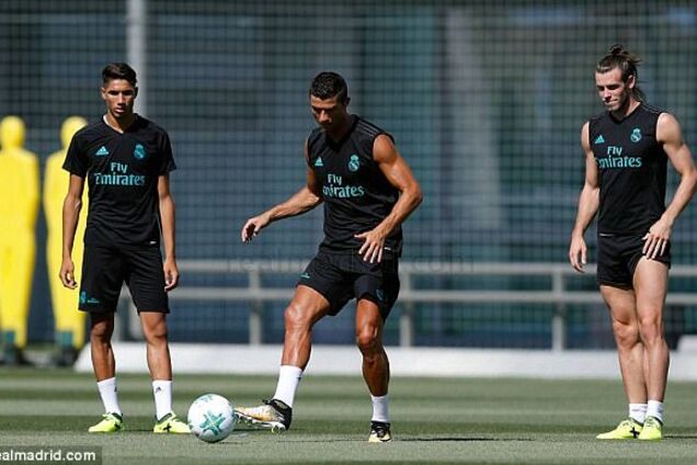 Роналду тренировка