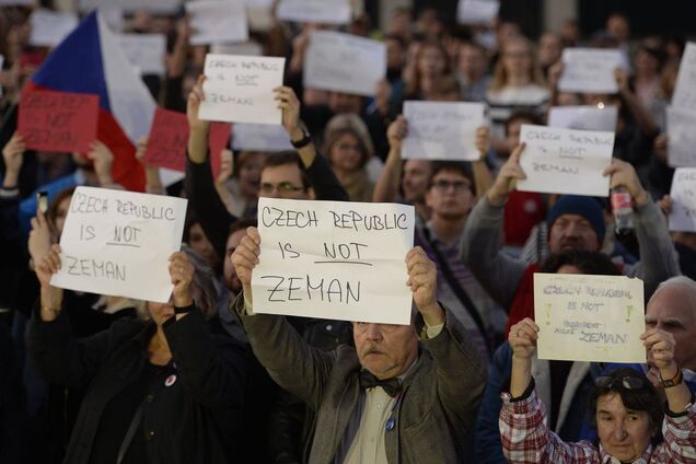Демонстрація проти Земана