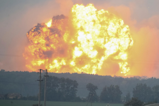 Взрывы в Калиновке