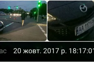 "Как в Харькове": в Киеве женщина чуть не устроила смертельное ДТП на переходе