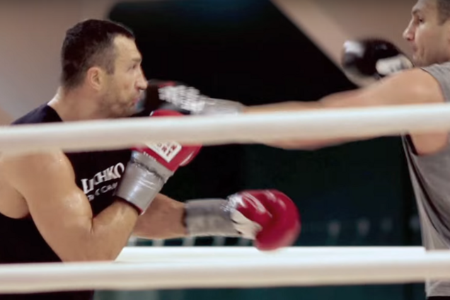 Владимир Виталий Кличко спарринг