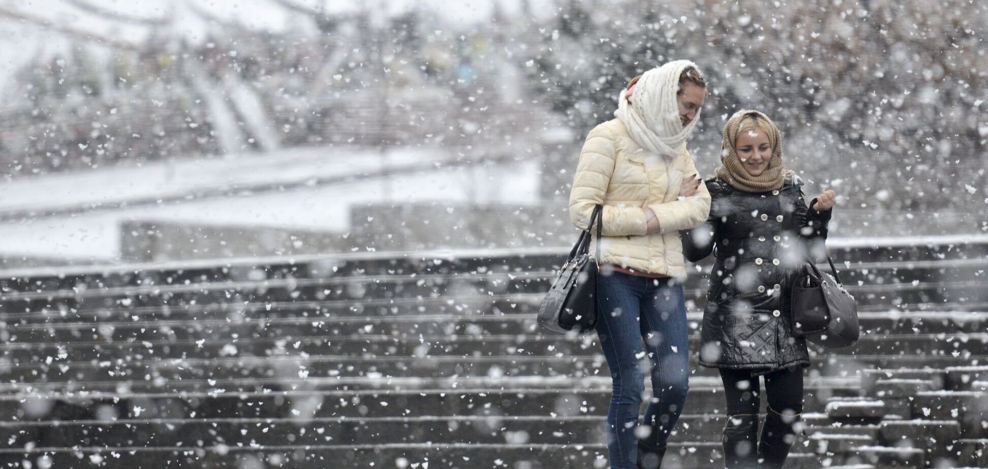 В Украину идет похолодание и снег