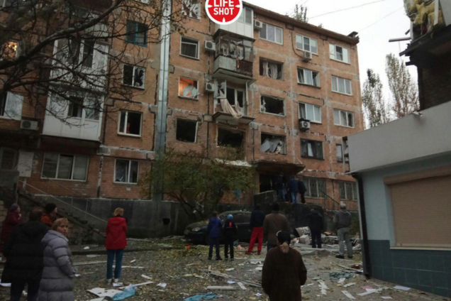 Взрыв в Донецке